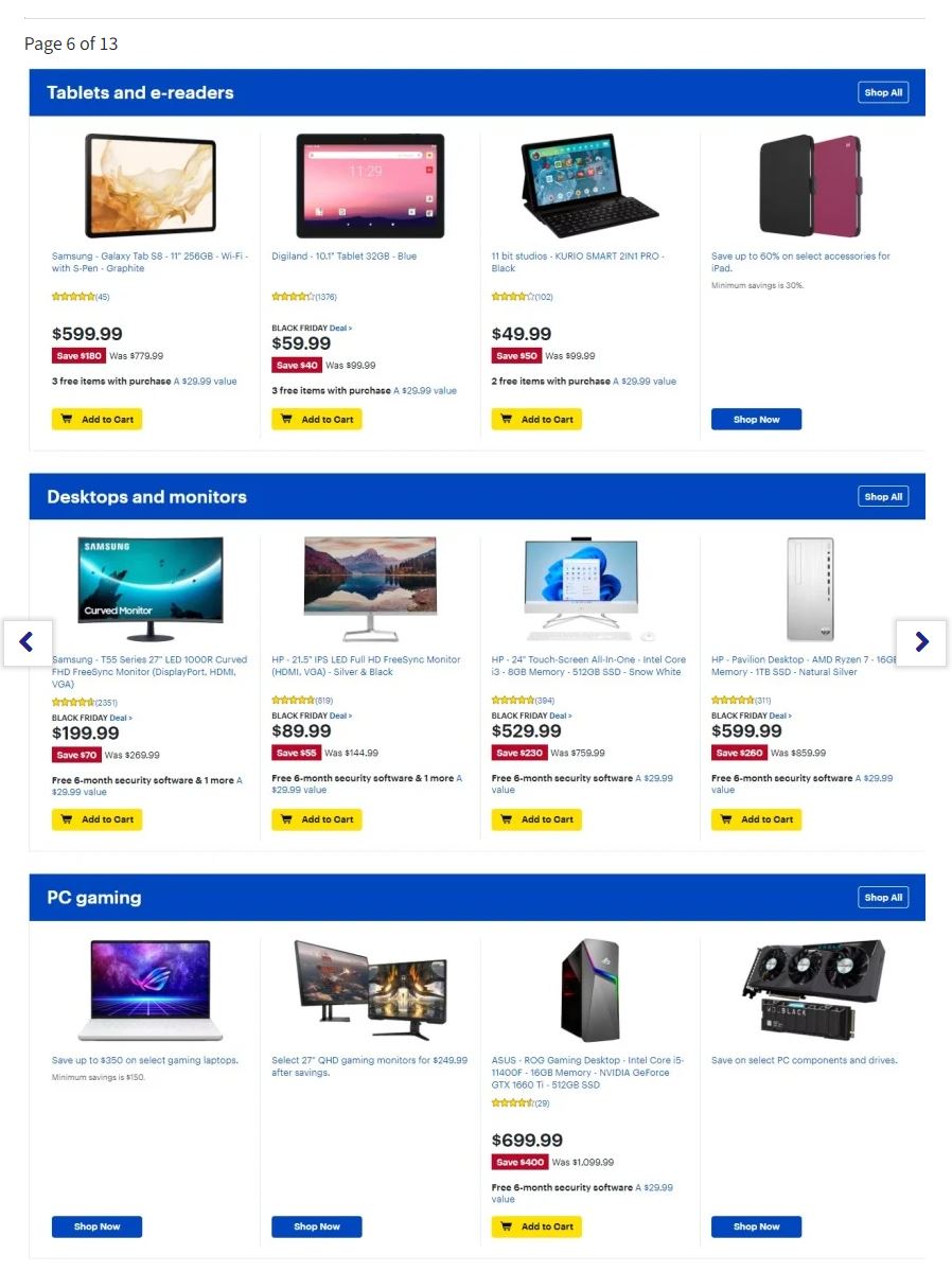 Best Buy Pre Black Friday 2022 Page 6