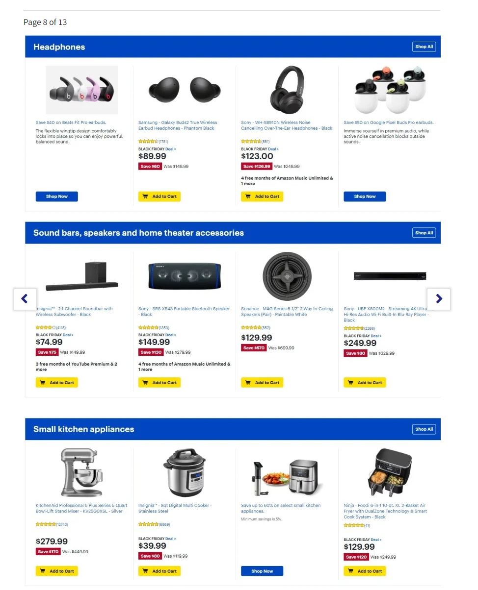 Best Buy Pre Black Friday 2022 Page 8