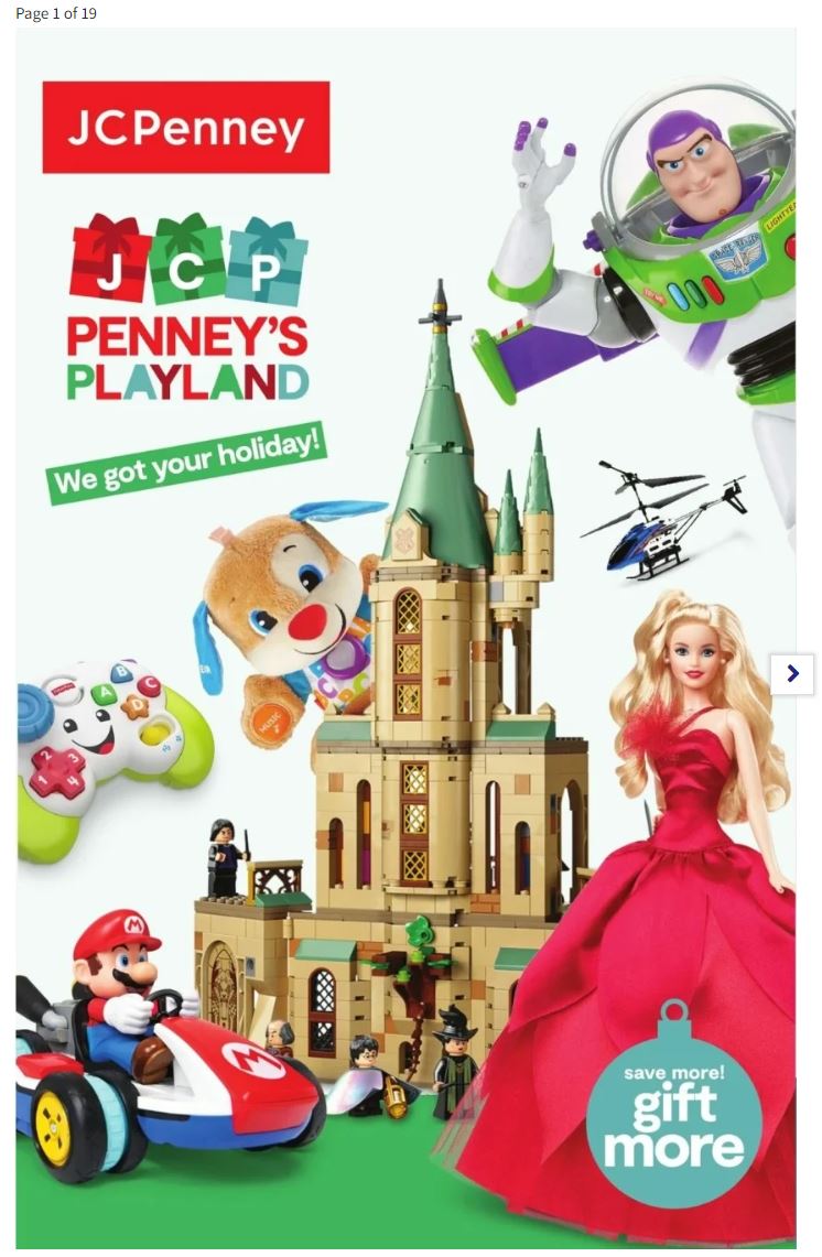 JCPenney Toy Book Page 1