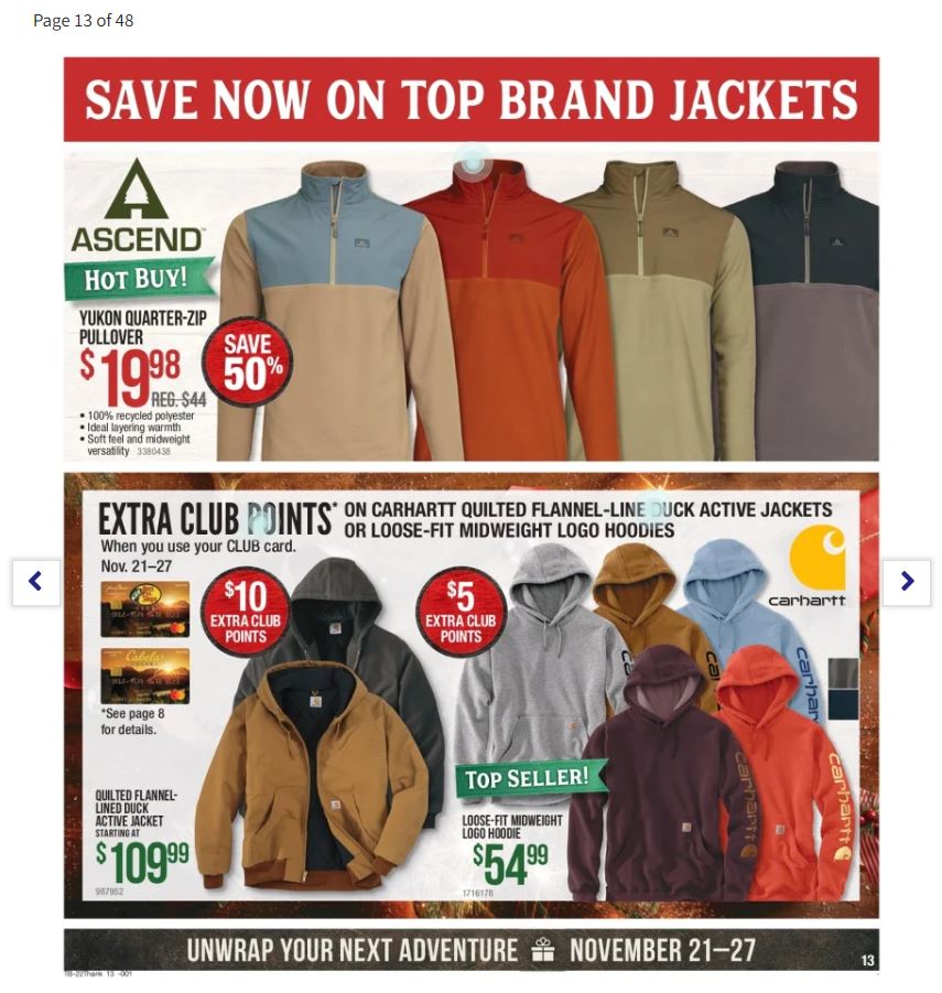 Cabelas Black Friday 2022 Friday Page 13