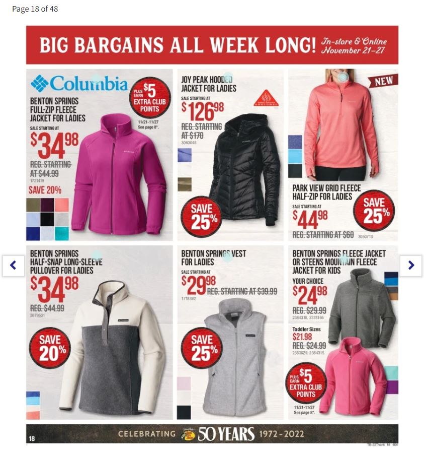 Cabelas Black Friday 2022 Friday Page 18