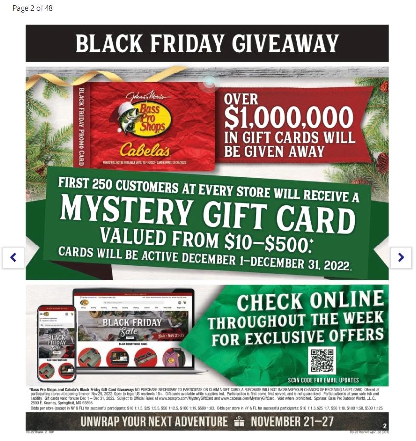 Cabelas Black Friday 2022 Friday Page 2