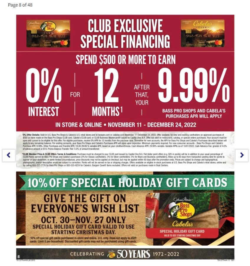 Cabelas Black Friday 2022 Friday Page 8