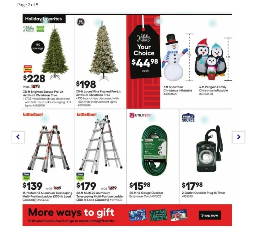Lowes Black Friday 2022 Page 2