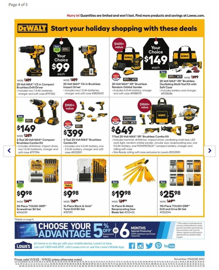 Lowes Black Friday 2022 Page 4