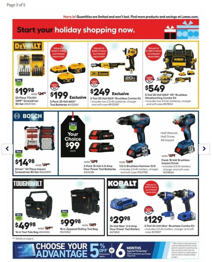 Lowes Pre-Black Friday 2022 Friday Page 3