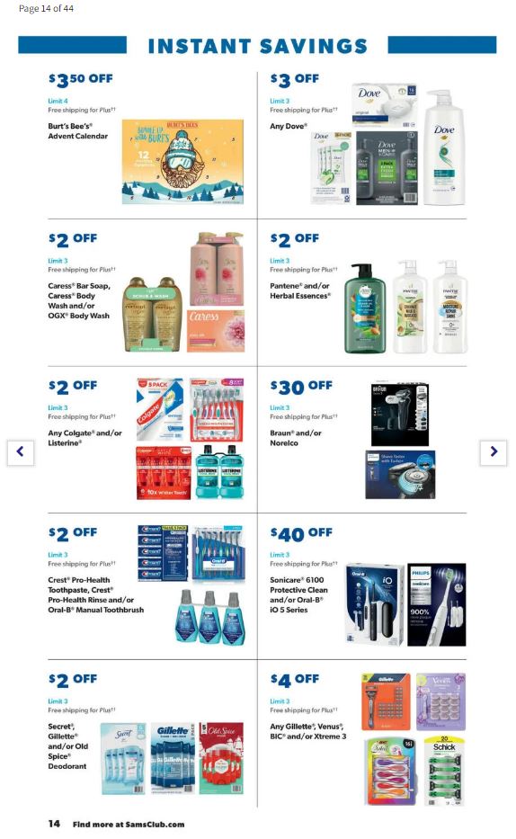 Sams Club Gift Guide 2022 Page 14