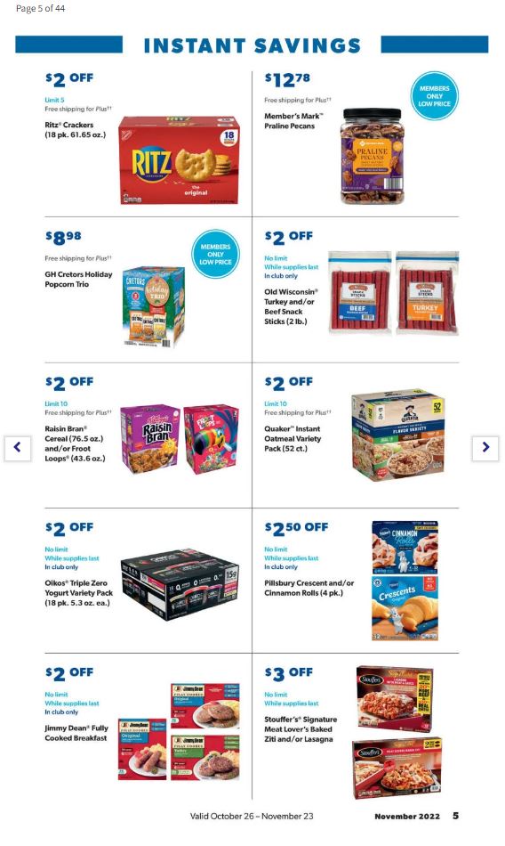 Sams Club Gift Guide 2022 Page 5