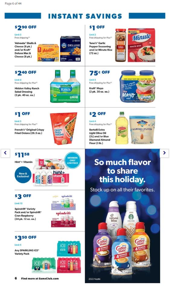 Sams Club Gift Guide 2022 Page 6