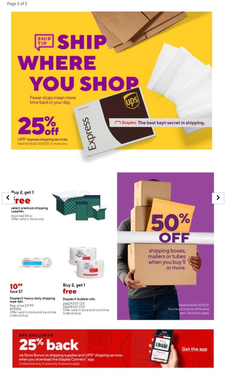 Staples Black Friday 2022 Friday Page 5