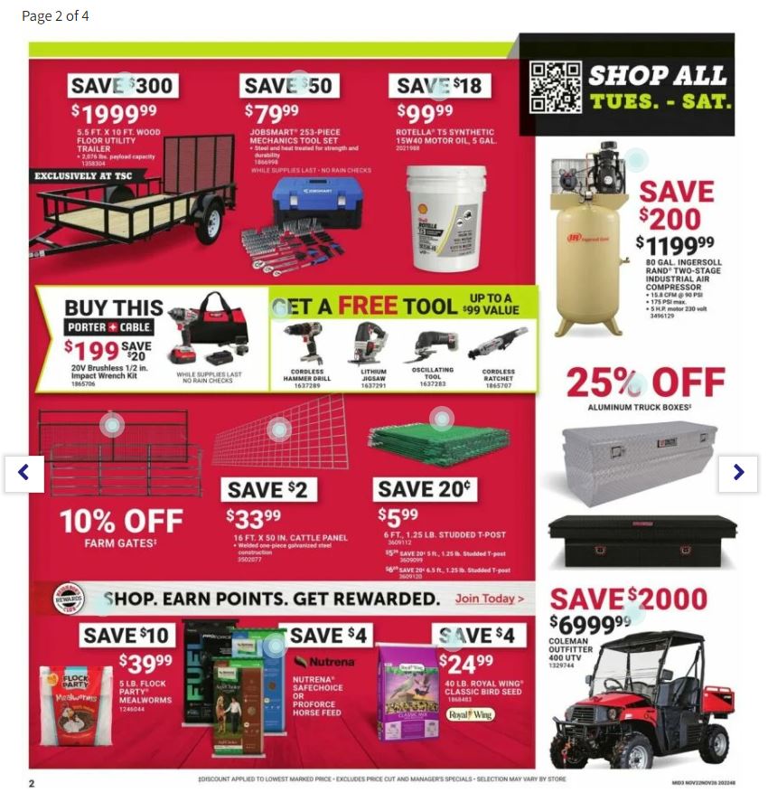 Tractor Supply Company Black Friday 2022 Friday Page 2