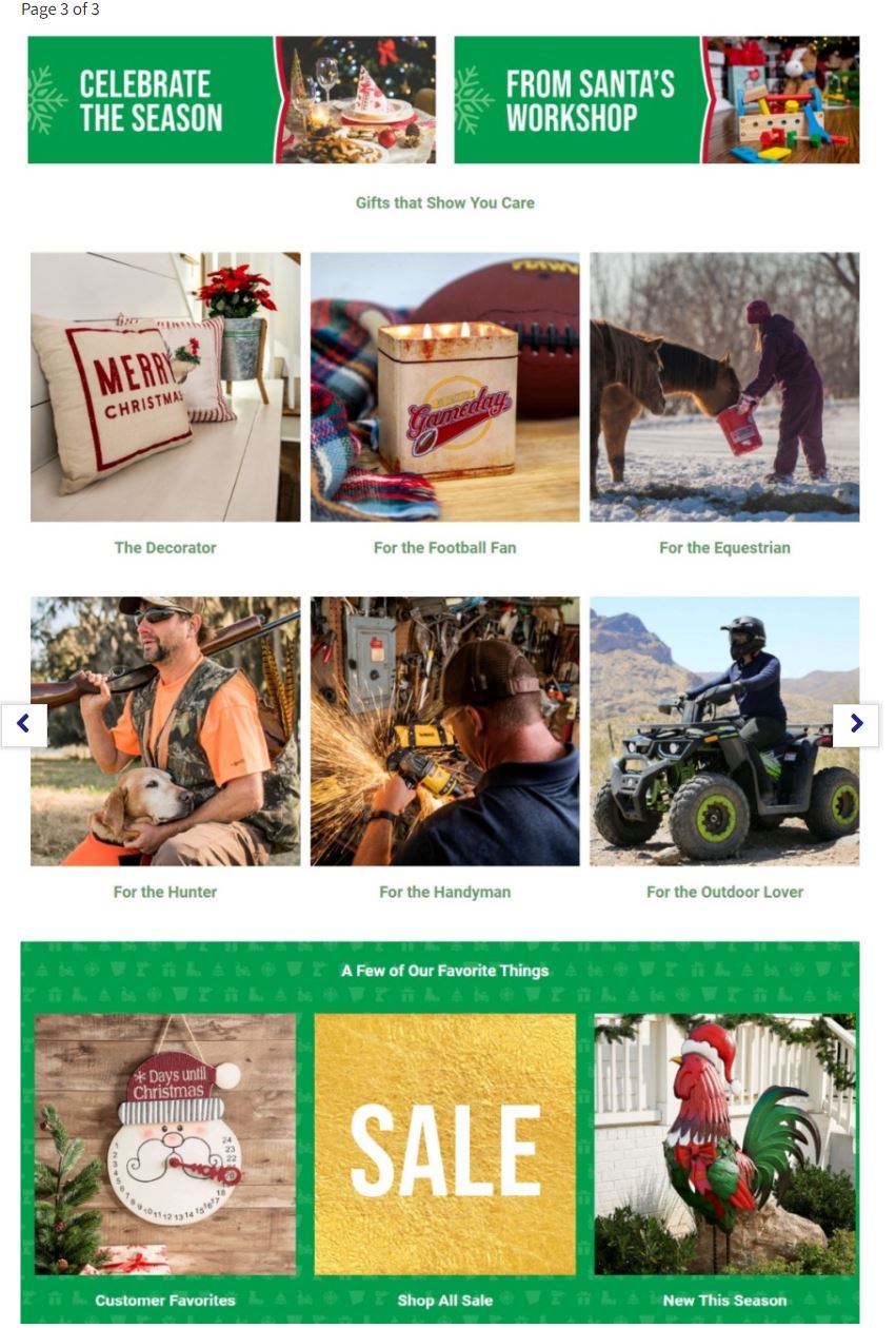 Tractor Supply Holiday Gift Guide 2022 Page 3