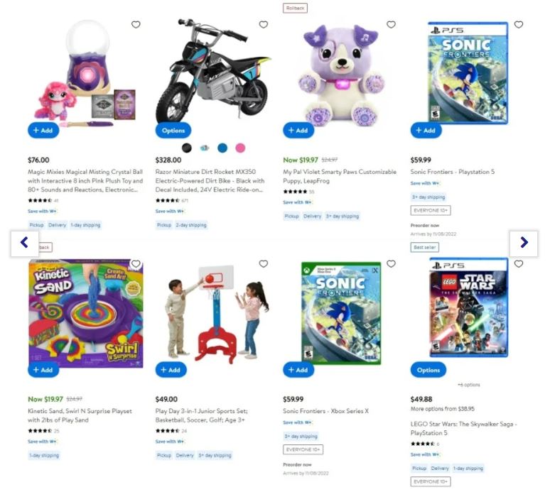 Walmart Toy Book 2022 Page 5