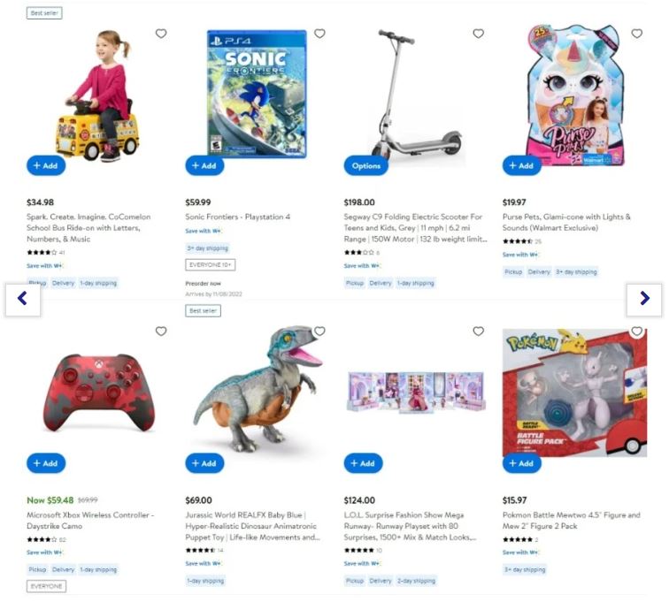 Walmart Toy Book 2022 Page 6