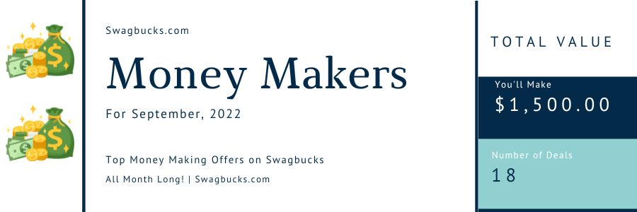 Top Swagbucks Money Making Offers