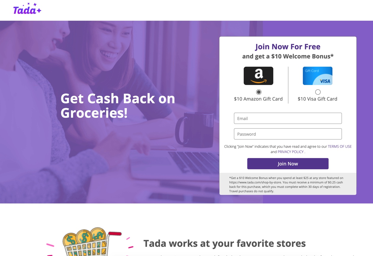 Tada How to Earn Your First 40 on this New Cash Back Shopping App