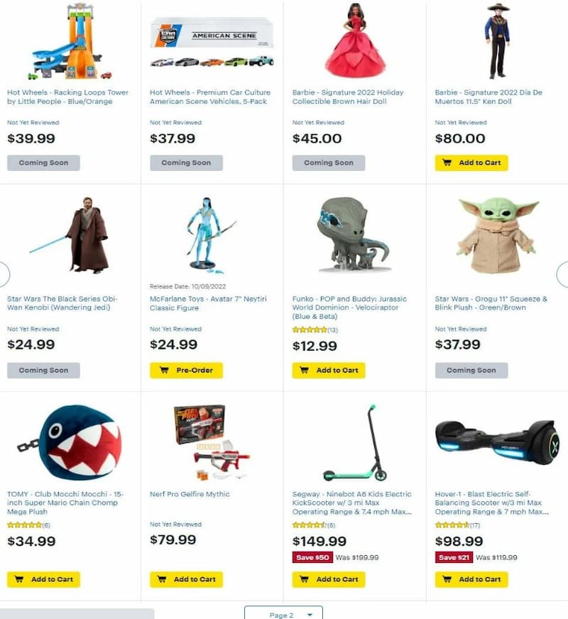 Best Buy Toy Book Black Friday Ad Page 2