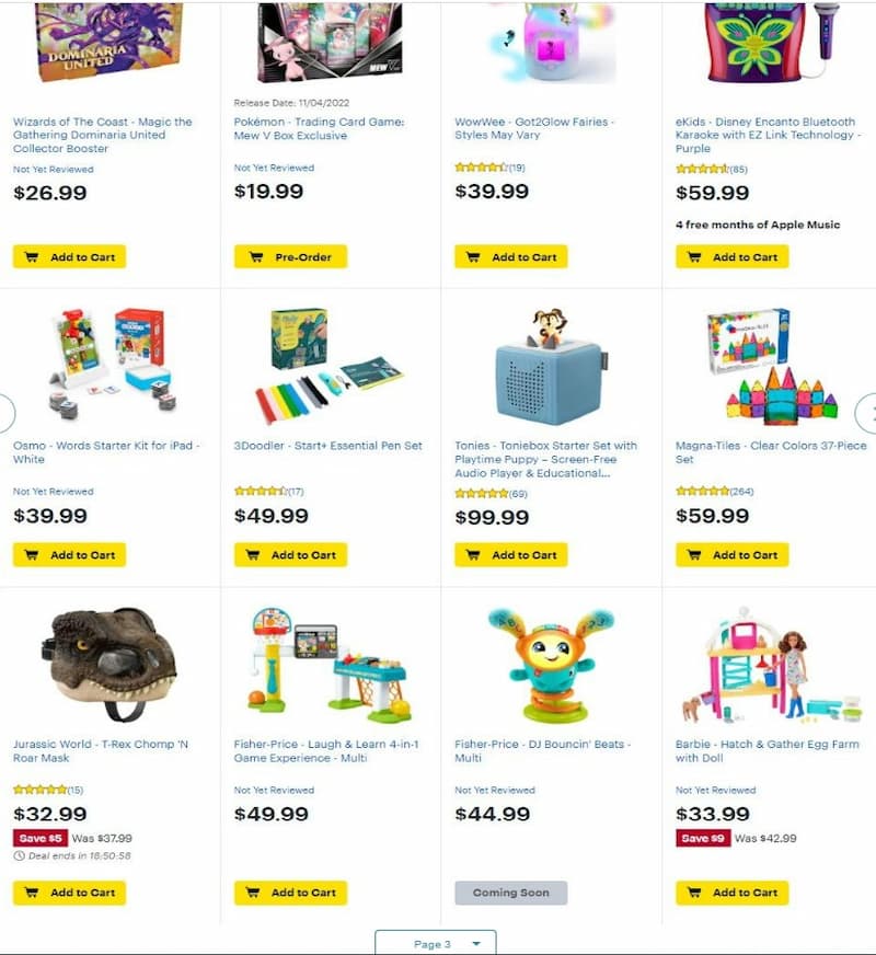 Best Buy Toy Book Black Friday Ad Page 3