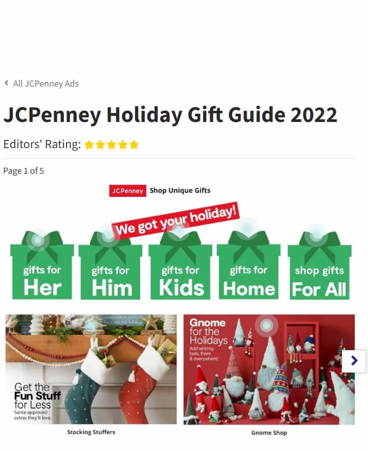 JCPenney Black Friday - Swagbucks Articles